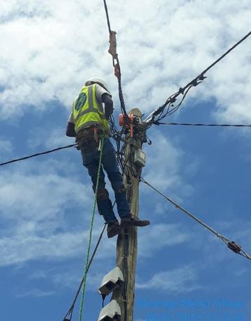 Installation of accessories for LV Network distribution at Mwenge village in Tabora region
